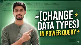 How to Change Data Types in Power Query | Fix Text to Number Error 🔥