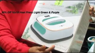 HTVRont  10x10 Heat Press 20% off Promo March 6 -17th