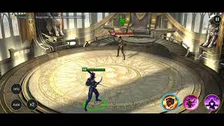 Hellfreak (46 power) vs Thylessia (59 power) MANUAL fight