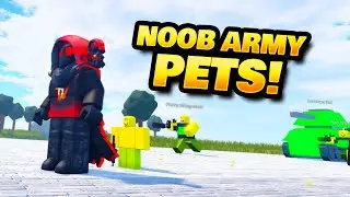 Opening Dozens of Pets in Noob Army Tycoon Update