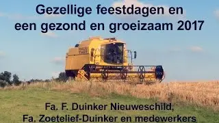 Firma Duinker jaaroverzicht 2016