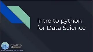 Pre-Deep Learning Week 2020 | Introduction to Python for Data Science
