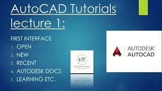 How to use interface in AutoCAD 2022 by tutorial tuber.