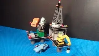 Lego 9486 Review Oil Rig Escape Cars 2