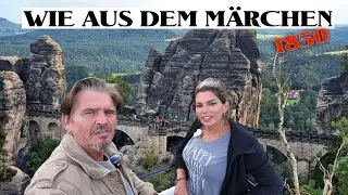 BASTEIBRÜCKE Wie aus dem Hobbitland 165 m hoch von 1850 / Zu nahe am Abgrund 😱😱😱