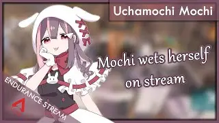 Mochi wets herself on stream.