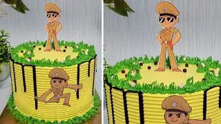 Little Singham Theme Cake | New Cake Decoration Ideas | Cake Designs | Bakery Style Cake |