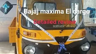 Bajaj maxima El cargo pickup truck| price starts at 2.8 lakhs ex showroom|