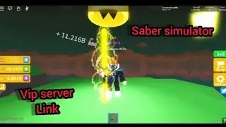 Roblox ⚔️Saber Simulator Free Vip Server (Link)!