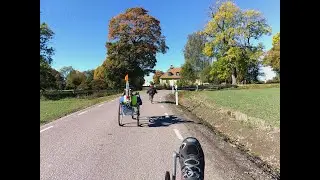 RECUMBENT BICYCLE RIDE WITH FRIENDS