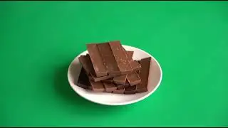 Chocolate green screen video 