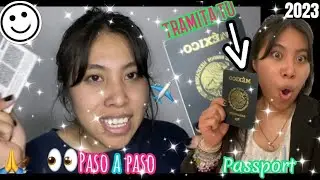 QUÉ NECESITAS SABER PARA TRAMITAR TÚ#PASAPORTE 2023✈️ FÁCIL & RÁPIDO(PASO-PASO)//MARIANA CARLOS CRUZ