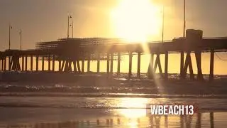 Windy Beach at Sunset Stabilized | Stock Footage Catalog