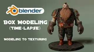 Dwarf Warrior | Box Modeling | Time Lapse