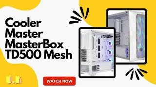 Cooler Master MasterBox TD500 Mesh - ARGB PC Case with Tessellated Mesh, 3 x 120mm Pre-Installed Fan
