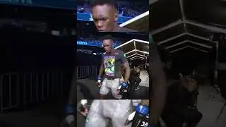 ADESANYA WALK OUT BEFORE WHITTAKER FIGHT 2 | REMATCH UFC 271 #ufc271 #israeladesanya #mmashorts
