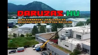 Acélszerkezetek Daruzása - Budaörs - Fashion Trend Center