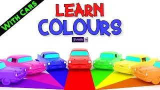 Learn Colours With Cars - New For Kids in English - Let's Learn Show For Kids - Twinkle TV