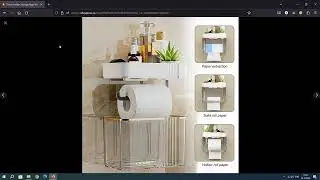 Держатель туалетной бумаги с Aliexpress.A wall mount tissue holder from the site aliexpress.com.