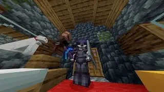 finding diamonds FAST in this cave on minecraft with fortune 3, plus getting mending saved my life..