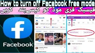 How to turn off Facebook free mode