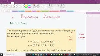 Hamming Distance (Metrics & Information)