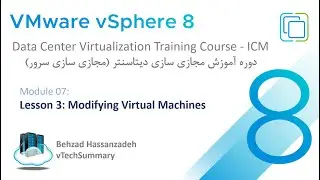 Module07 - L3: Modifying Virtual Machines | ویرایش تنظیمات ماشین مجازی