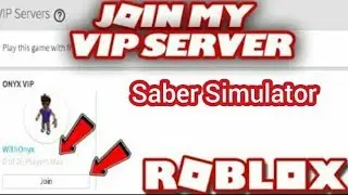 Roblox PETS ⚔️Saber Simulator Free Vip Server!