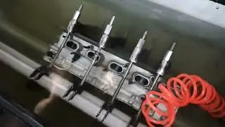 Сварка трещины ГБЦ ЗМЗ 405 под шайбой болта затем  опрессовка и НЕУДАЧА..........