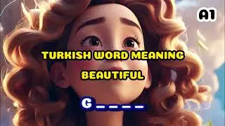 Turkish Language Club | (10) A1 Level Turkish Words | Learn Turkish Easy Way#education#fun #turkish