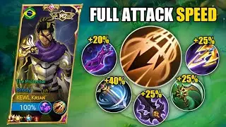 NEW META!! BRODY FULL ATTACK SPEED BUILD😱 (ATK SPEED HACK) | BRODY BEST BUILD | MOBILE LEGENDS