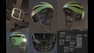 Bicycle Helmet Green (Low-Poly Version)