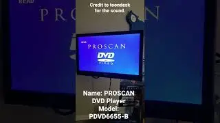 PROSCAN DVD Player PDVD6655-B