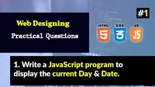 Write a JavaScript program to display the current day and date.