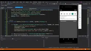 Android Notifications in Xamarin.Android | Visual Studio 2019