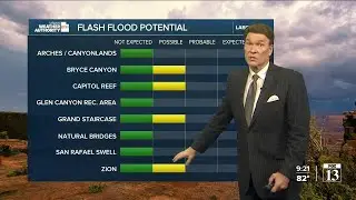 Mixed bag with possible storms - Sunday night forecast