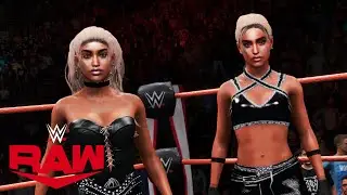 WWE 2K20 | CHARLOTTE FLAIR VS SARAH LOGAN + TEAM CHAOS DEBUTS [RAW]