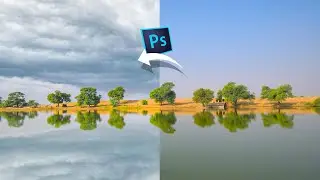 Sky Replacement with Reflection in Photoshop | Replace Sky in 1 minute