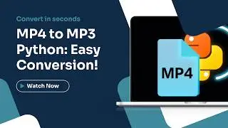 Build an Offline MP4 to MP3 Converter in Python (Easy Tutorial)