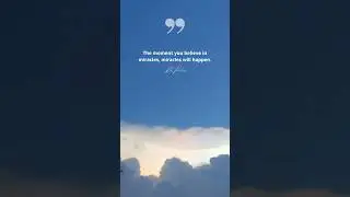 The Moment You Believe in Miracle Miracle Will Happen — Dr.Pillai