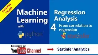 From correlation to regression  in python for data science.