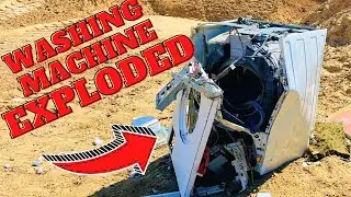 WASHING MACHINE DESTRUCTION | TRY EXPLODE WITH FIRECRACKERS
