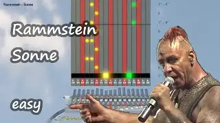 Kalimba tutorial with tabs:  Rammstein - Sonne (Deutschland outro)