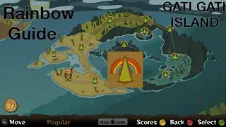 Pixel Junk Monsters Ultimate - Special 1 Gati Gati Island Rainbow Guide  Gameplay Regular Difficulty