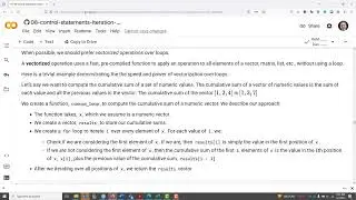 Loops versus vectorization in R