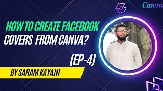 How To Create Facebook Cover From Canva | #canva #graphicdesign #forsage |@CryptoWithSaramKayani