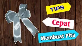 Tips Membuat Pita 🔥untuk kado atau souvenir
