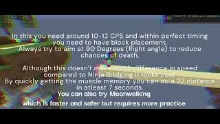 Easiest Minecraft Minigame Bridging Method For Beginners