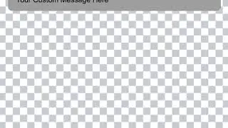 Custom Message Animation from Creator Zone