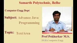TextArea in Advance Java Programming